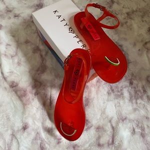 Katy Perry Watermelon Jelly Sandal
